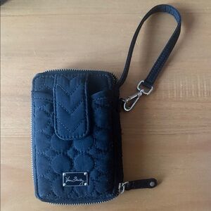 Vera Bradley Midnight Quilted Wristlet